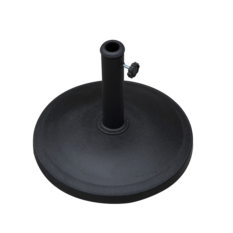 φ44.5xh33cm reçine Düz şemsiye için ayarlanabilir yükseklik tabanı, kayma önleyici ped ile UA1919