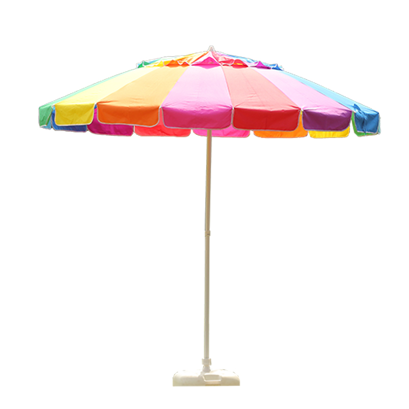 Tilt Bu1939 ile renkli Rainbow Beach Şemsiyesi