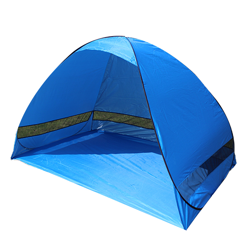 180T polyester açık çift pop-up güneşlik plaj çadır TN1911-3